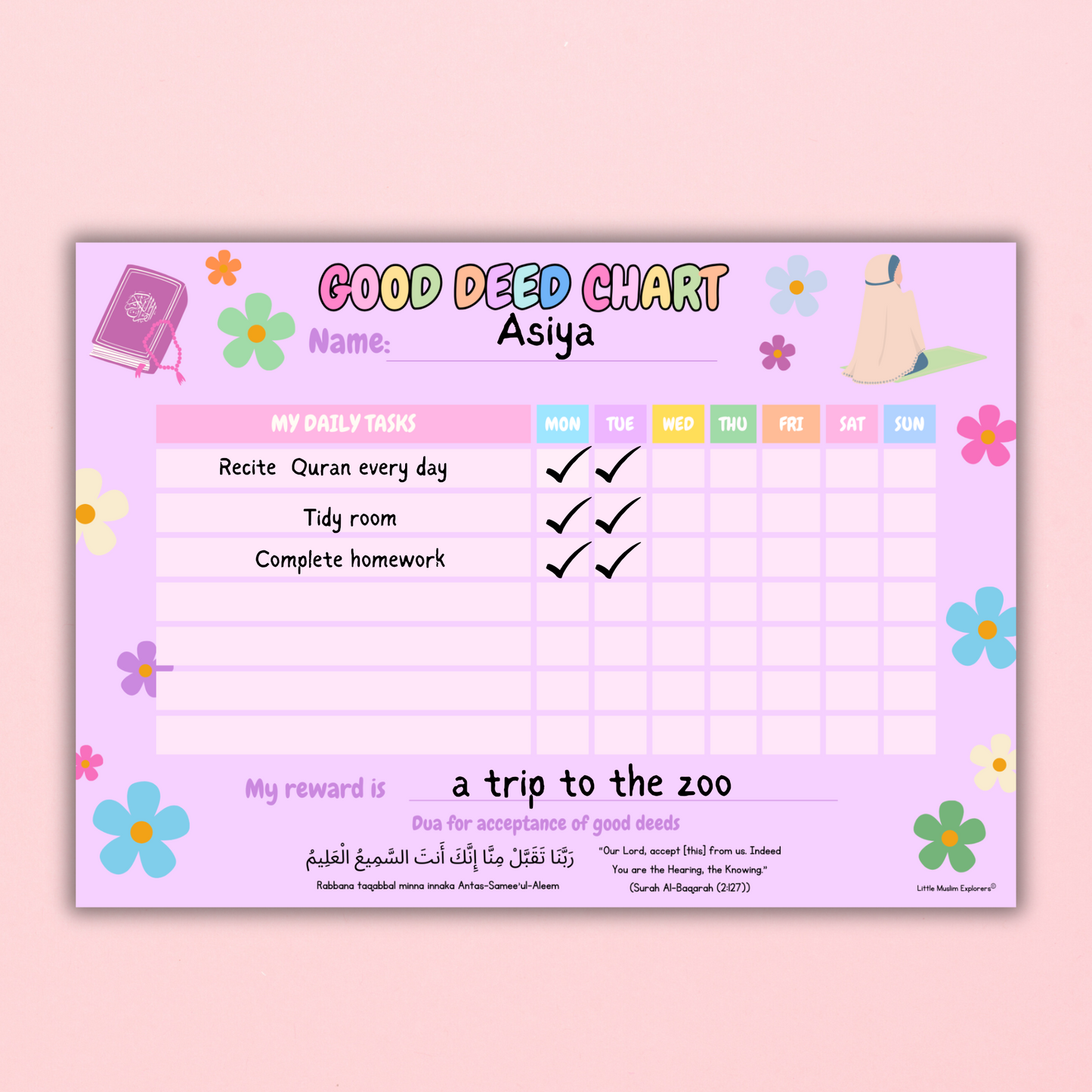 Good deed chart