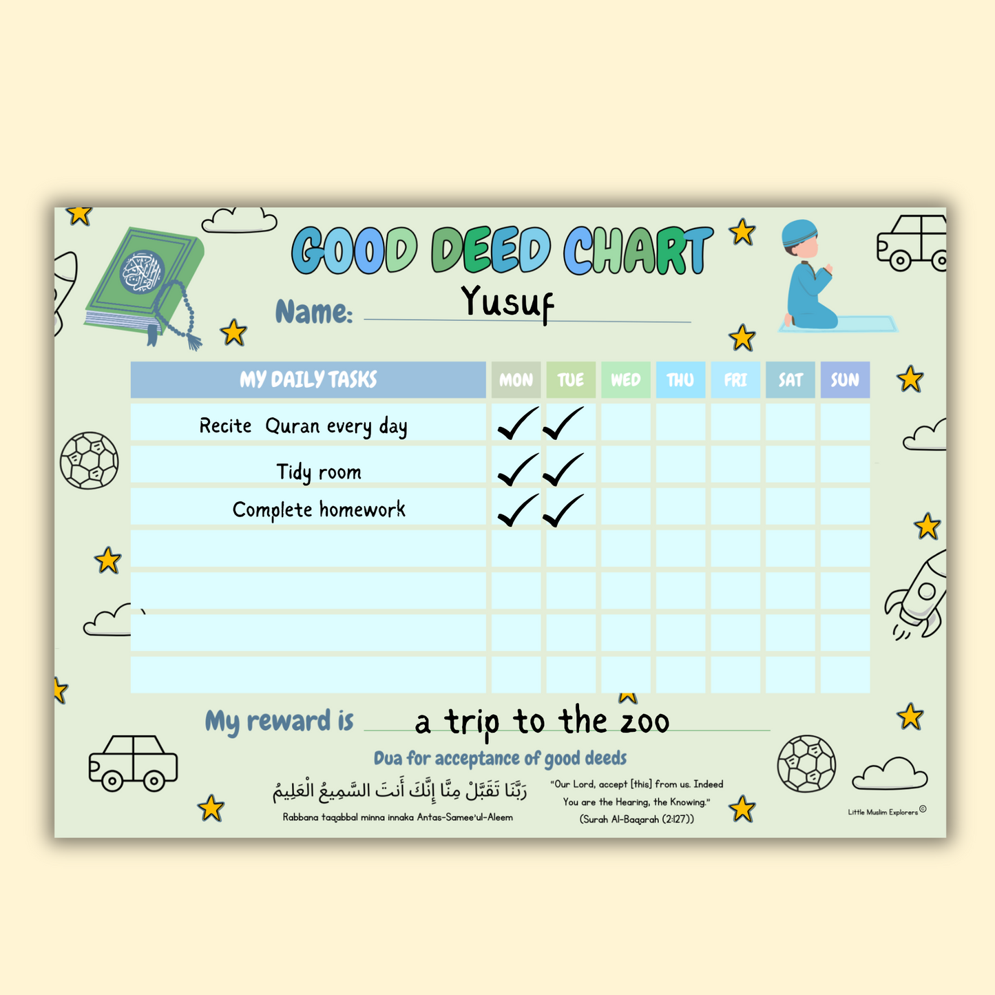 Good deed chart